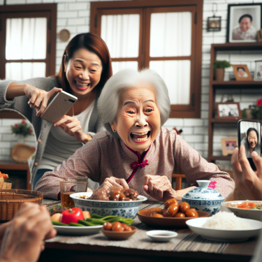 国产口语对白老妇：国产老妇的搞笑日常，短视频记录生活温馨瞬间！