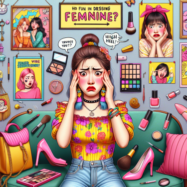 痛苦的女装训练：女装训练的搞笑挑战，短视频记录奇葩生活的乐趣！
